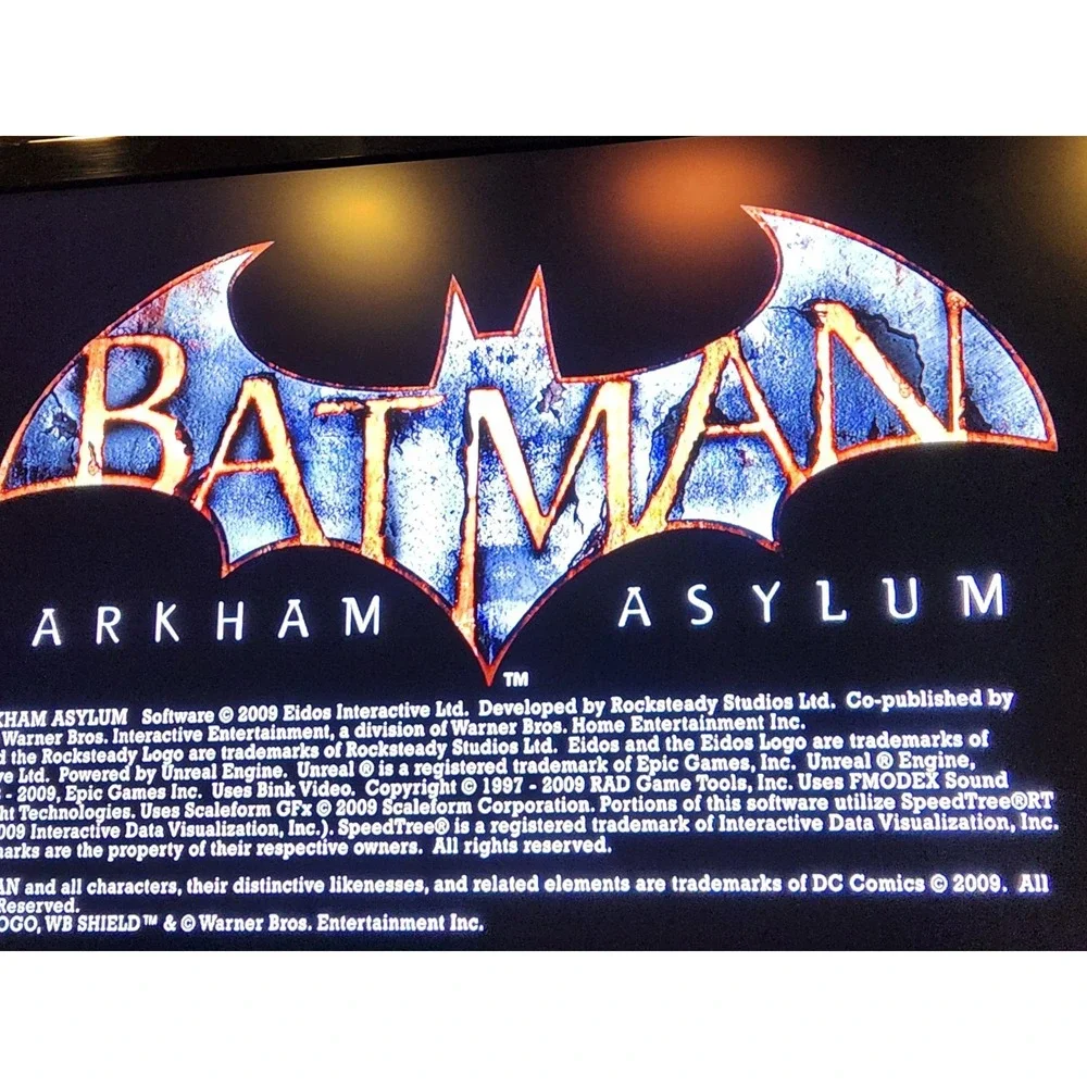 Batman Arkham Asylum PS3 Warner Sony Playstation 3 w/ Manual Not For Resell Rare